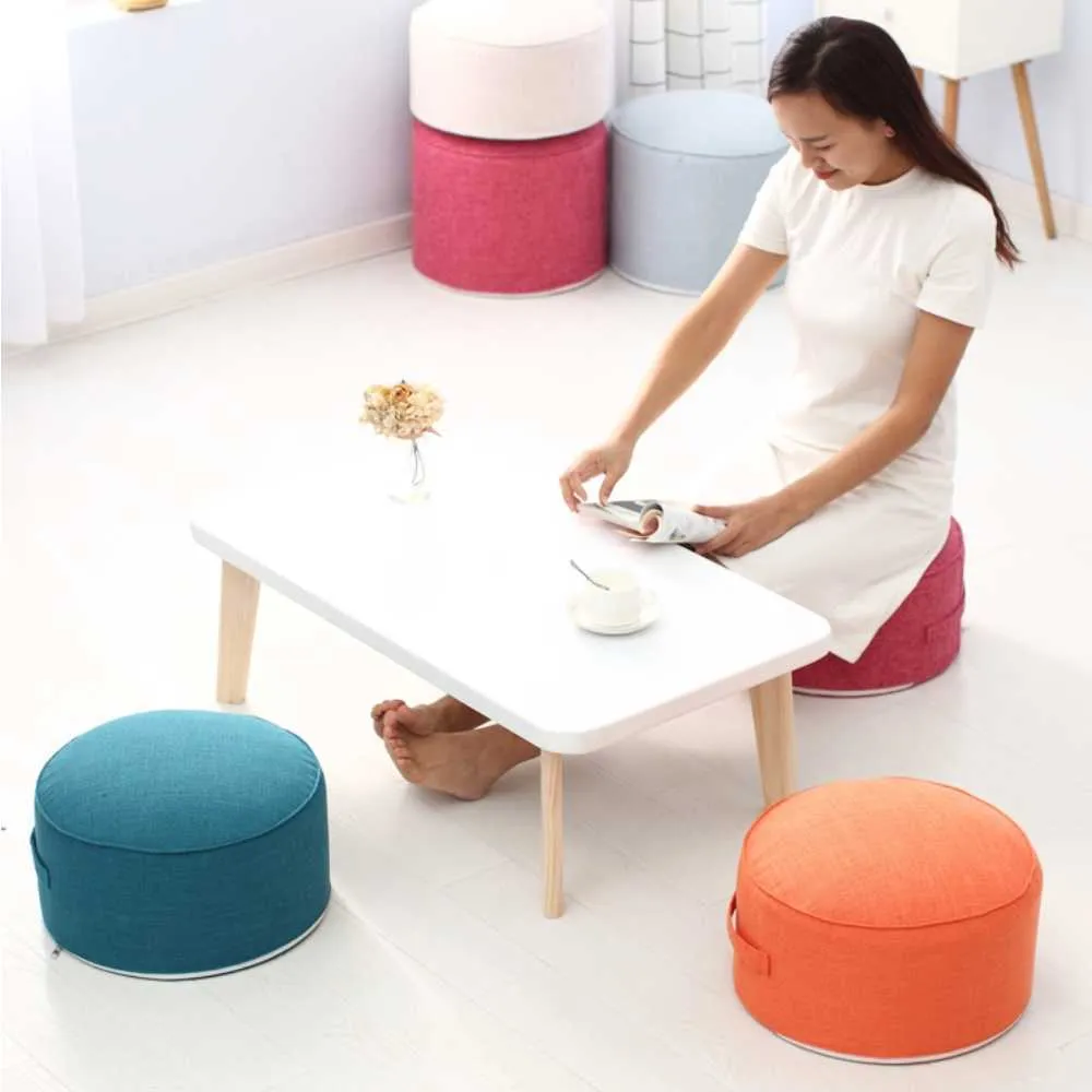 Дизайн, круглая высокопрочная губчатая подушка для сиденья, татами, подушка для медитации, йоги, круглый коврик, подушки для стула Hapdeer 2107167801232