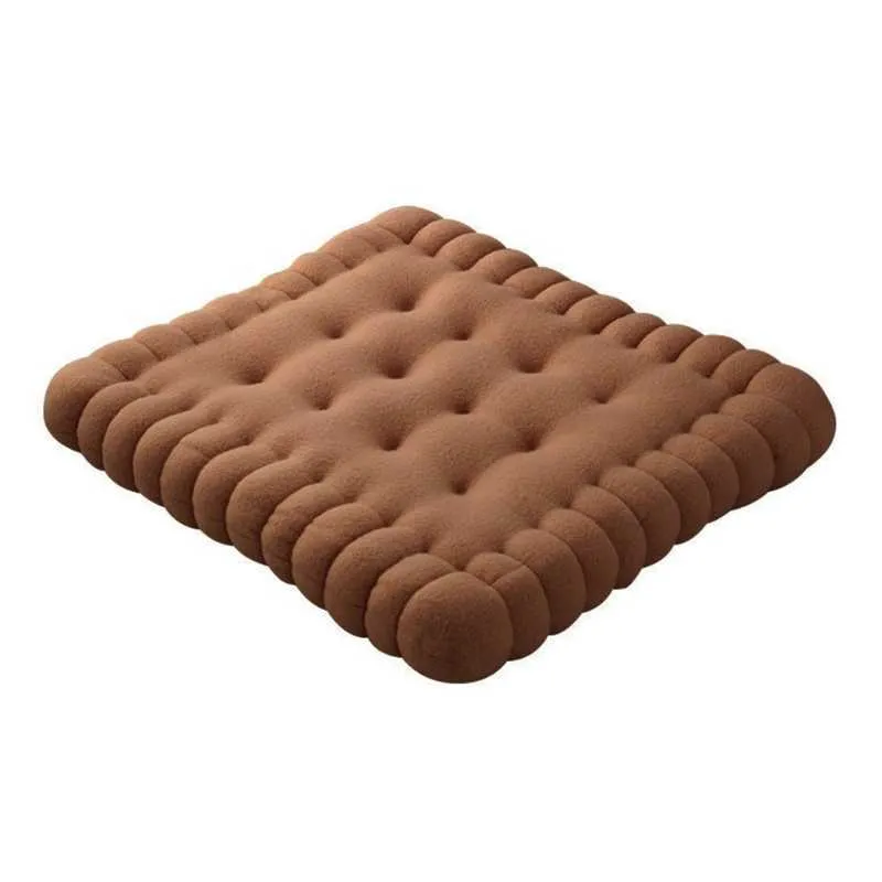 Coussin de forme de biscuit doux créatif Coussin d'oreiller classique Coussin de siège de voiture Coussin décoratif Cookie Tatami Coussin de dossier Canapé Maison 210716