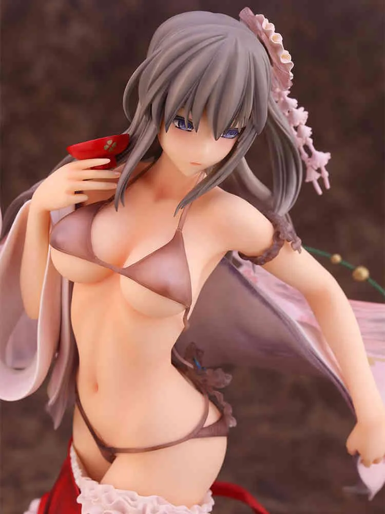 Alphamax Skytube Anime Chiffres 28 CM Lait Chaud Comique Amane Shirasaki PVC Action Figure jouet Modèle Jouets Sexy Fille Collection Poupée X0503