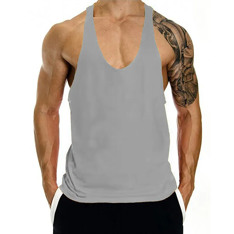 Marque fitness vêtements Muscleguys canotta musculation débardeur hommes vêtements d'entraînement pour homme sportswear gym stringer débardeur 210421