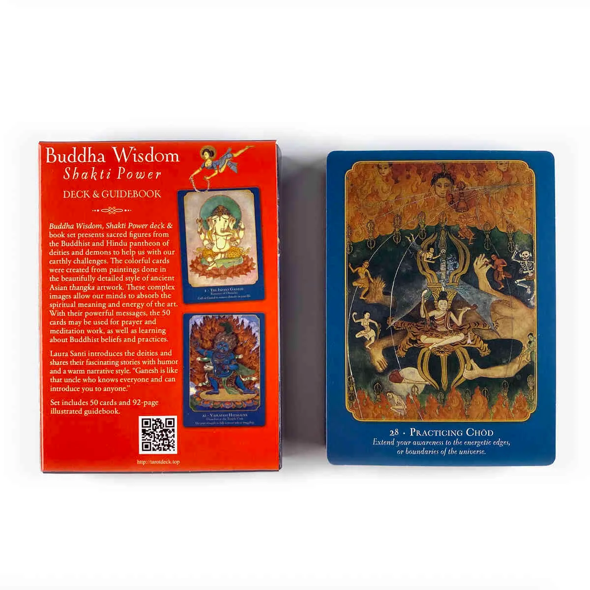 Buddha Saggezza Shakti Potere Oracoli Carta il tempo libero Festa Gioco da tavolo Mazzo di tarocchi profezia di alta qualità con libro guida s1A1Y