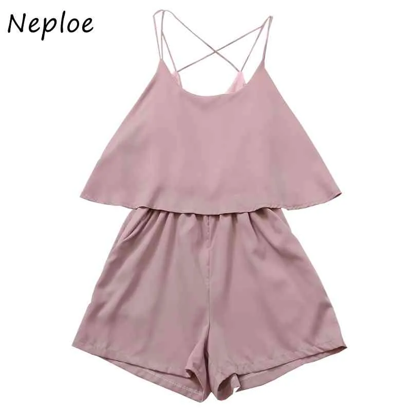 Neploe Square Collarレースアップボウデザインオープンバックドレス女性ハイウエストヒップAラインvestidos夏休みソリッドローブ210510