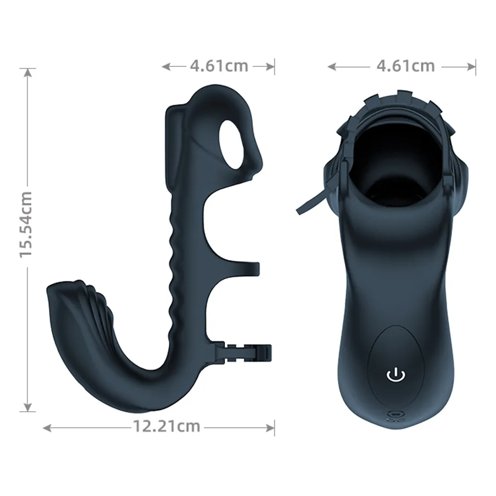 Massage Soft Delayed Ejaculation Penis Ring Adult Products Silicone Cock Ring Glans Vibration Stimulator Erotic Sexy Toys for Couple