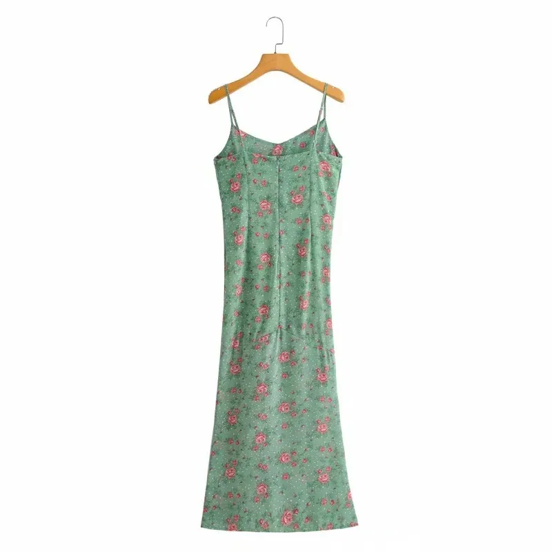 Zomer ruches Maxi-jurk voor dames dameszijde rimpel jarretel strand jurk vakantie stijl lange jurk vestidos 210514