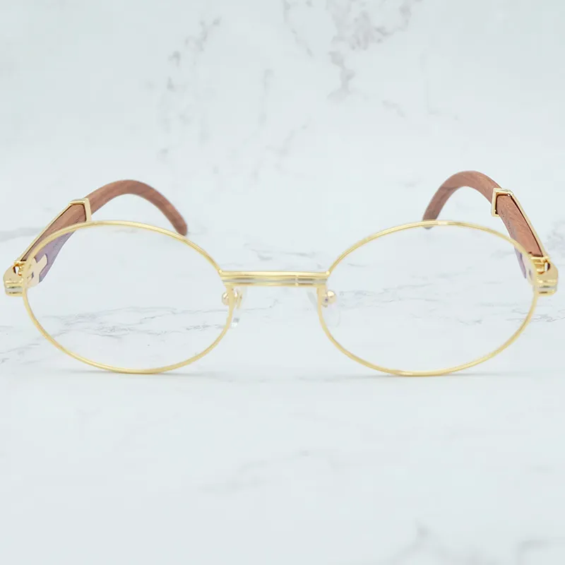 69 Off Wood Clear Eye Glasses For Men Retro Oval Carter Eyeglasses Frame Women Mens Accessories Luxury Brand Gold Optical Frames 5190247