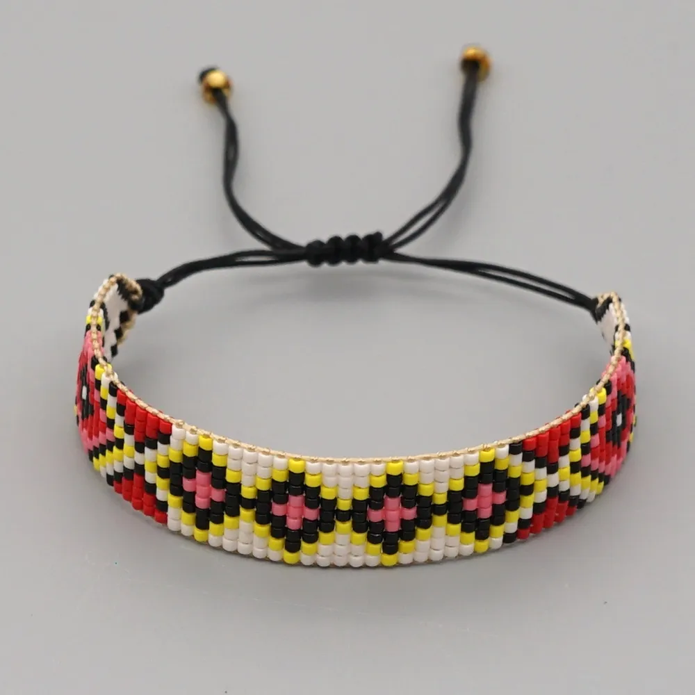 Go2boho miyuki armband för kvinnor boho smycken 2021 Turkiska onda ögonarmband damer smycken vänskap bohemian pulsera