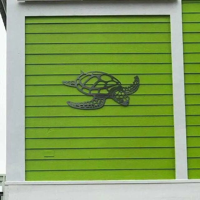 Metalowy żółw morski ozdoba plażowa dekoracje ścienne dekoracje ścienne wiszące na ścianę do salonu s7 211021573877