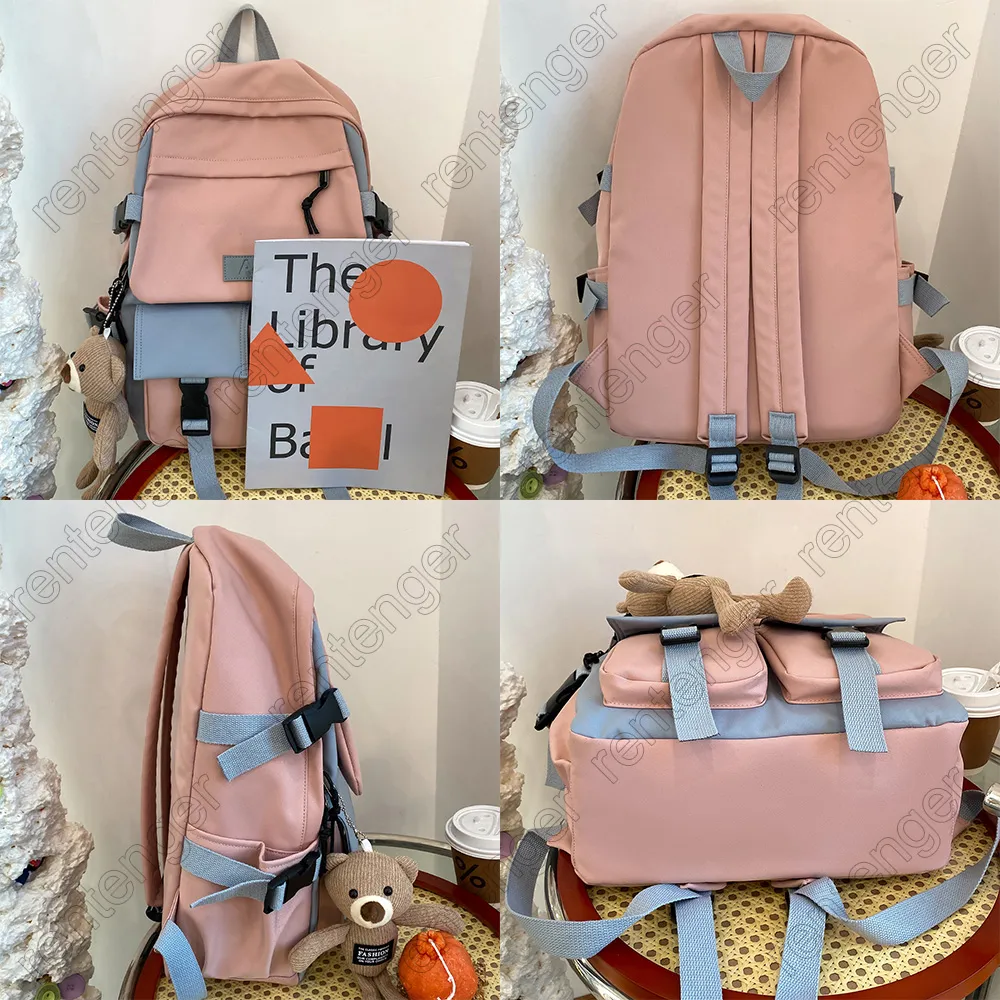 Mochila bonito fêmea fêmea estudante estudante livro menina senhora harajuku kawaii mulheres impermeável escola sacos legal laptop