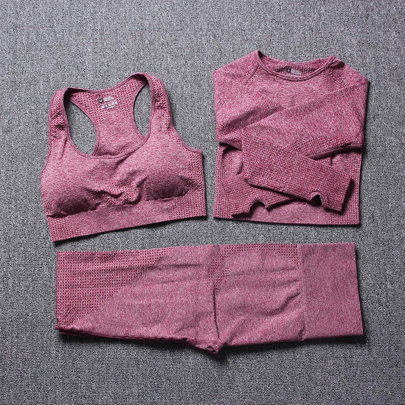 Sport Outfit for Women swear Workout Clothes Gym Clothing Yoga Set Suit Fitness 210802