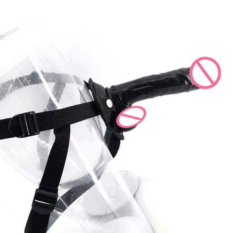 NXY Dildos 솔리드 착용 시뮬레이션 된 페니스 여성 자위 장치 레즈비언 가죽 바지 항문 성적 즐거움 0221