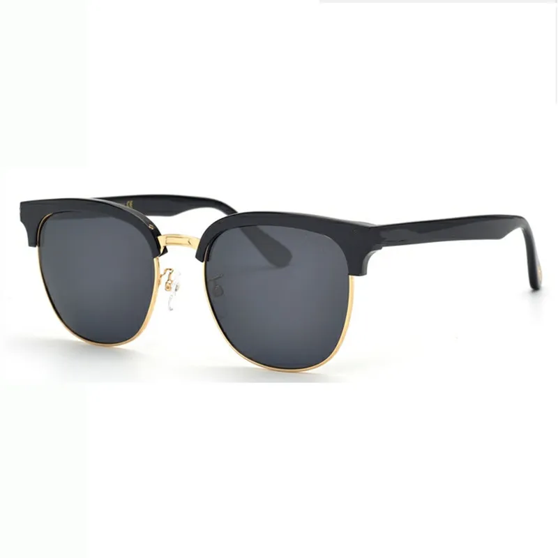 2022 stóp moda Cat Eye Vintage Rose Gold Mirror Mens Womans Sunglasses Metal Refleksyjne płaskie soczewki