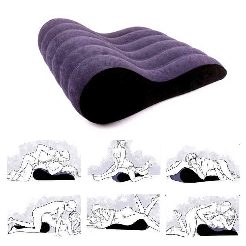 Body Sex Wedge Pillow Sex Love Game Inflatable Love Position Cushion Aid Furniture Recliner Par Loves Game 2111112298