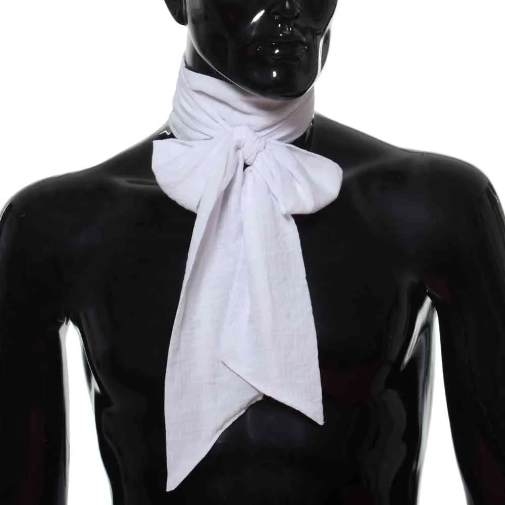 Män Handgjorda Lång Regency Ascot Slips Renässans Neckerchief Victorian Cravat
