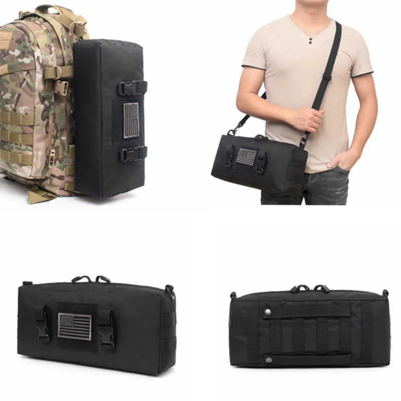 Backpacking Packs Tactical Military Army Ryggsäck Molle Sling Travel Bag Handing Outdoor Camping Sports Storage Bag Ackassett Accessories P230510