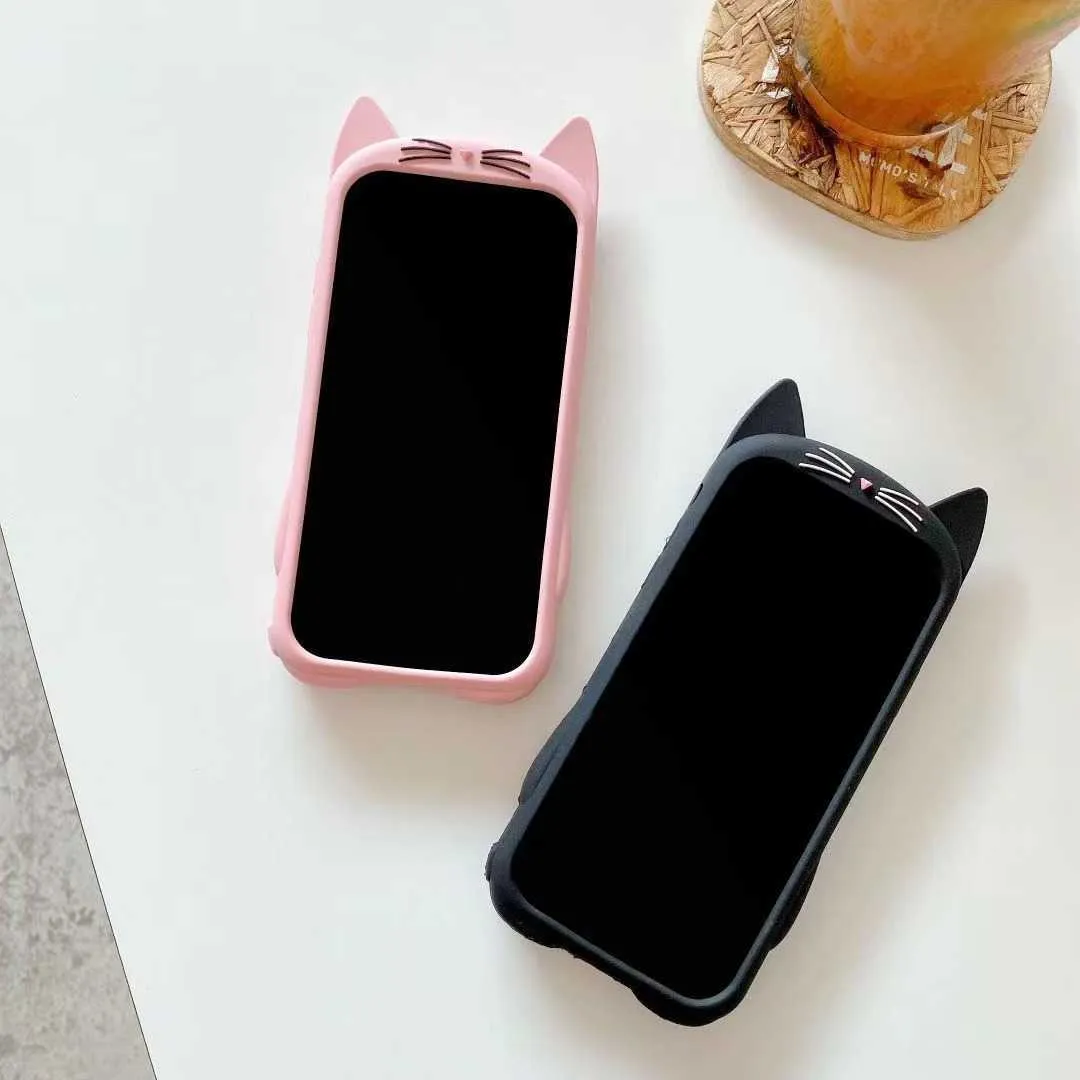 Suitable for iPhone 12 rat killing pioneer mobile phone case new bearded cat iphone 11 promax silicone cover 7 / 8 / XR