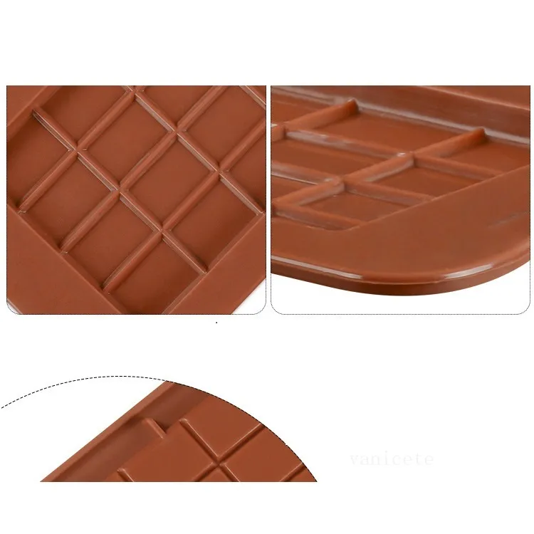 24 Grid Square Chocolate Mold stampo in silicone Stampi da forno blocco da dessert Bar Block Ice Cake Candy Sugar Bake Mold T2I53258