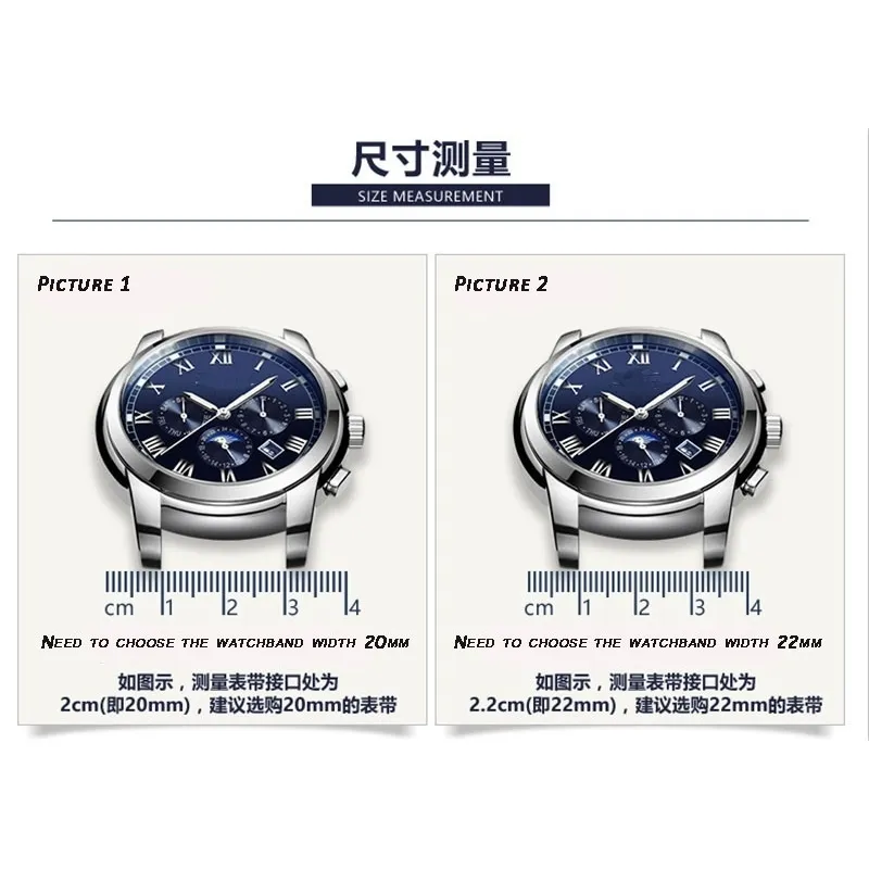 Correa de reloj de acero inoxidable azul oscuro pulido sin pulir metal mate correa de reloj accesorios 20mm 22mm para Samsung Gear Galaxy