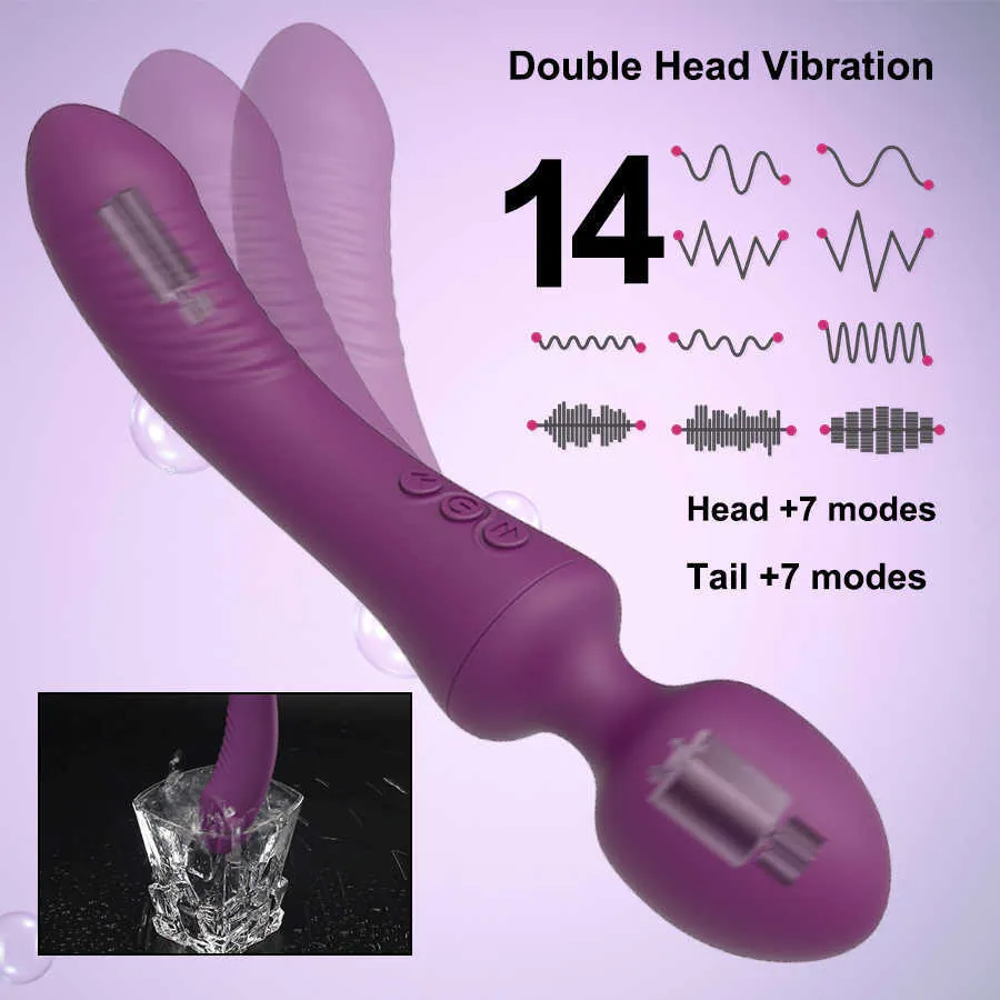 FLXUR 2020 AV Vibrator Sex Toys pour Femme Puissant Magic Wand Clitoris Stimulator jouets pour adultes G Spot vibrant Sex Productsp0804
