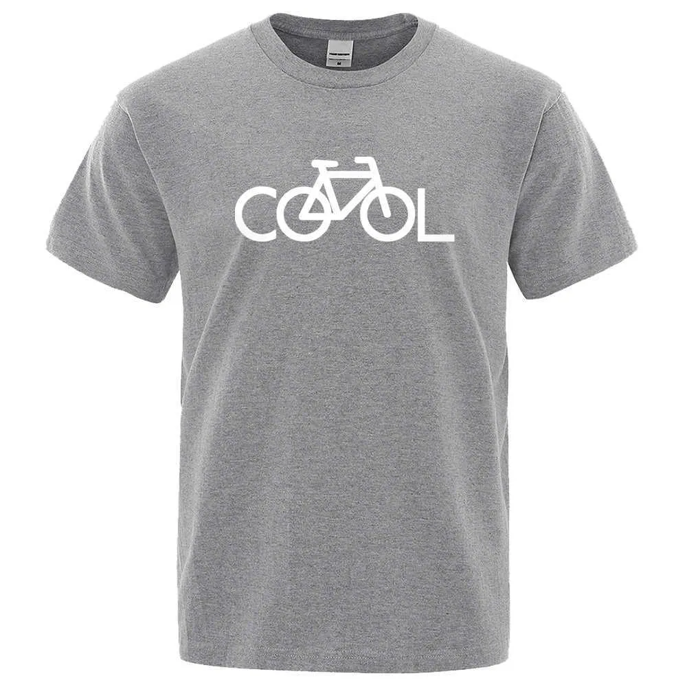 Man T Shirt Bike It's Cool Tops Leisure Brand Tshirt Men Short Sleeve Tees 2021 O Neck Mens Clothe Summer Loose Oversize T-Shirt X0621