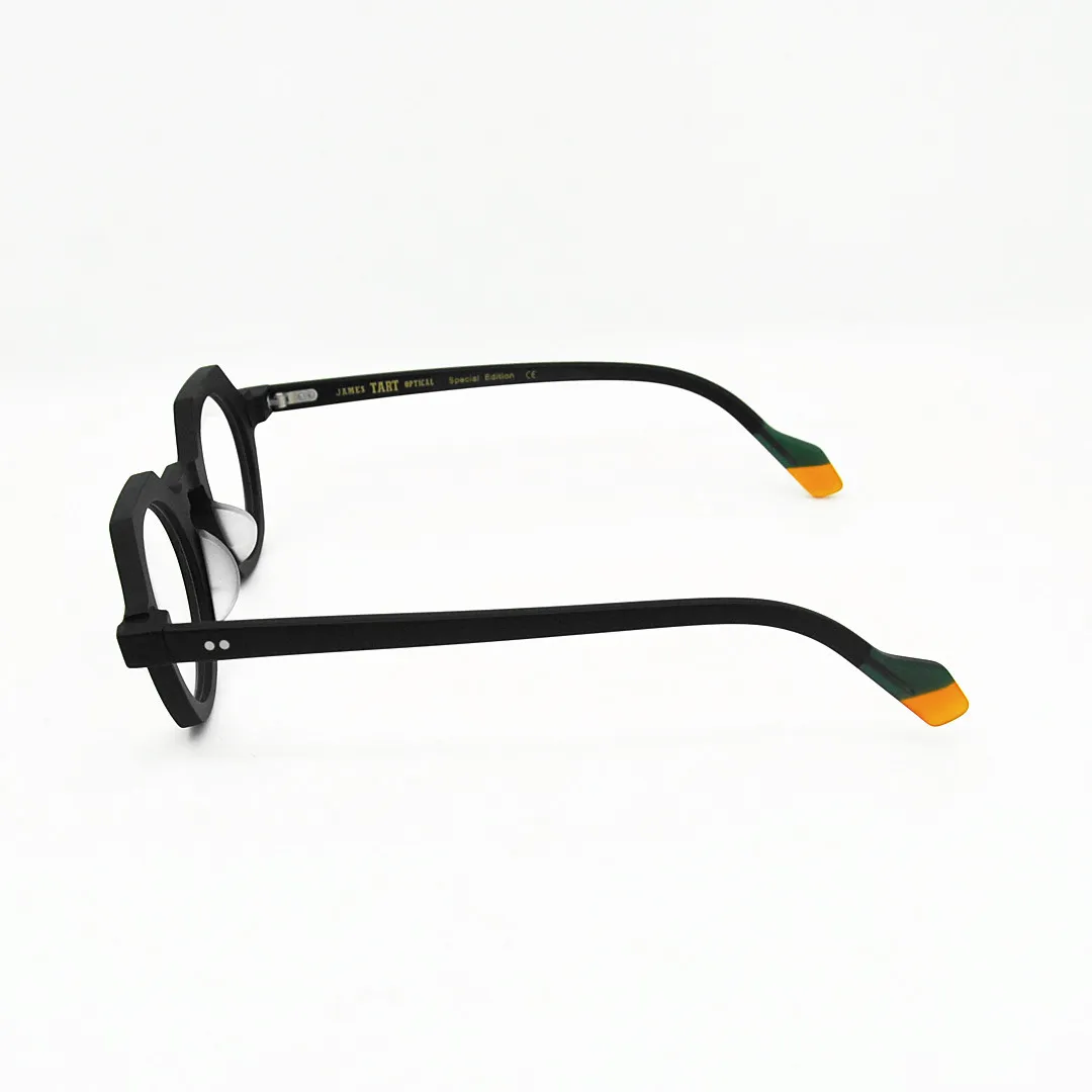 Marco óptico para hombres Diseñador de marca Hombres Mujeres Moda Irregular Hexágono Cuadrado Anteojos Marcos Vintage Pequeñas gafas de miopía 184r