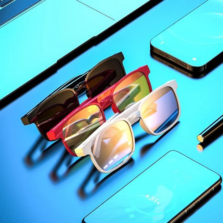 Vente de lunettes de soleil Bluetooth intelligentes x13, peut parler et écouter de la musique, casque binaural sans fil, lunettes de soleil 5491091