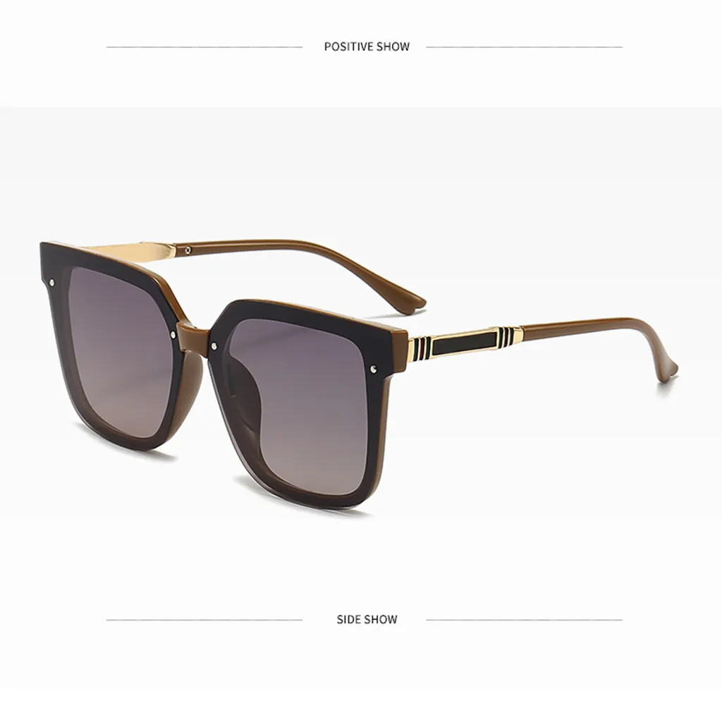 Mode Herren Damen Designer Sonnenbrille Sonnenbrille Runde Mode Gold Schwarz Rahmen Glaslinse Brillen für Mann Frau mit Original 290a