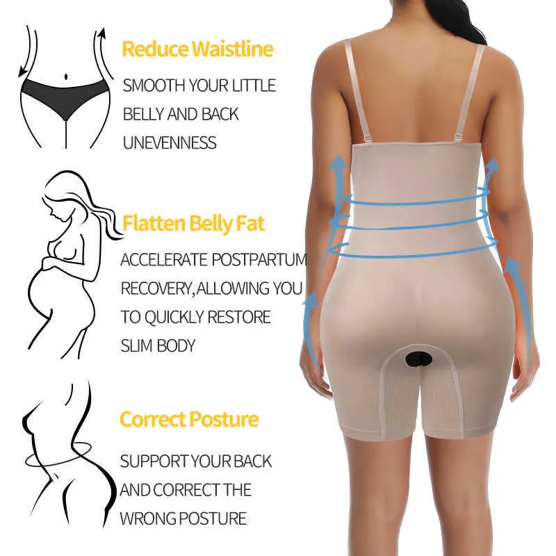 bodysuit shapear full body Shaper Weist Trainer Women abdomen shipming greatly seamless tops slim tops thign slimmer 221408355