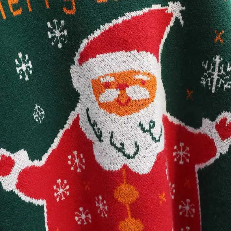 H.SA Женская зимняя одежда Рождественские свитеры оленей с Рождеством Kawaii свитер оленей Джинги длинные уродливые свитера европейские 210716