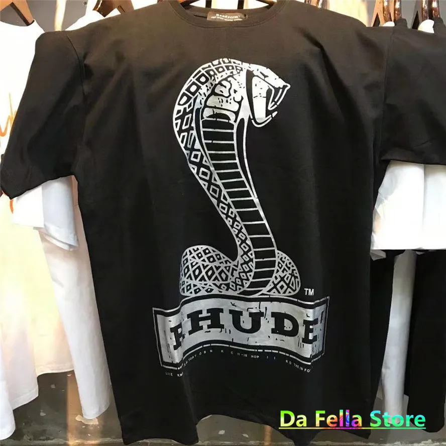 Casual Kısa Kollu T-shirt Python Erkekler Kadınlar Ön Metin Yılan Grafik Baskı Tops Tee Geri Üçgen Logosu