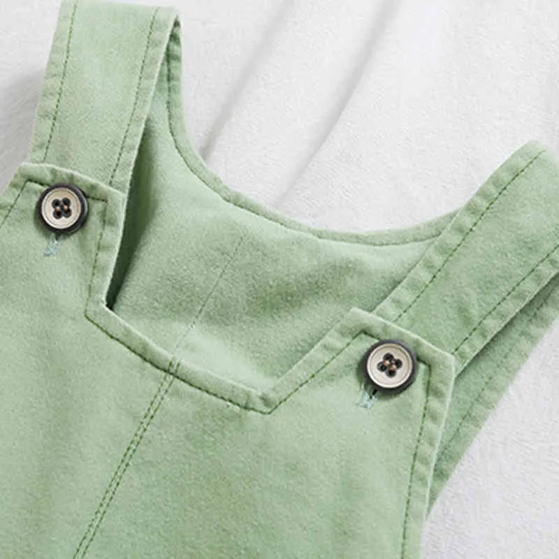 Koreanischen Stil Overalls Frühling Junge Casual Hosen Für Kinder Overall Mädchen Kind Kleidung 210515