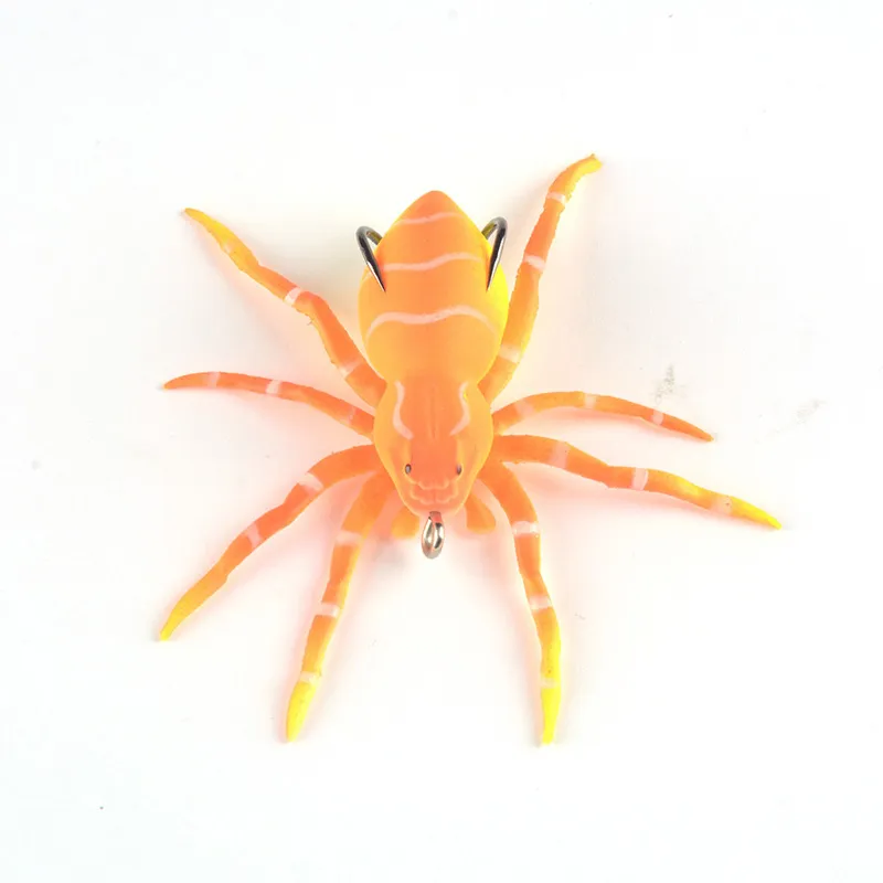 Spider Topwater Simulation Bait Soft Plastic 8cm 7g Life Vivid Fishing Lure Baits Available5508961
