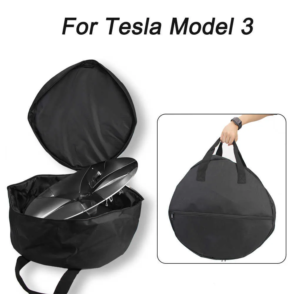 Borsa di stoccaggio del cappuccio ruota Tesla Modello 3 Portable Oxford Storage Borsa trasporto del cappuccio Protctor Borse Protctor