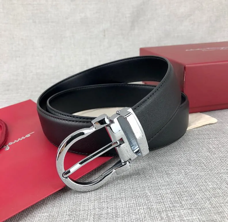 With Box F Luxury Belt Good Quality Belts For Men Fashion Designer Belt Luxury Women Men Belt Gold Silver Buckle Leather Belt Cowh248z