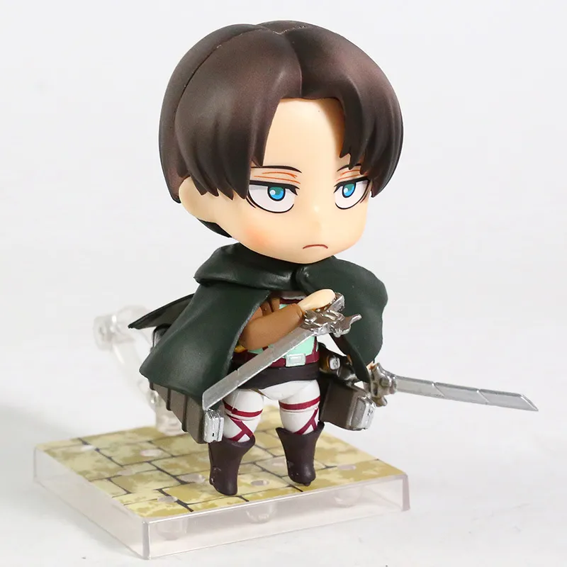 Attaque sur Titan Shingeki No Kyojin Scouting Legion Levi Rivaille 390 PVC Action Figure Model Collection Toy9920352