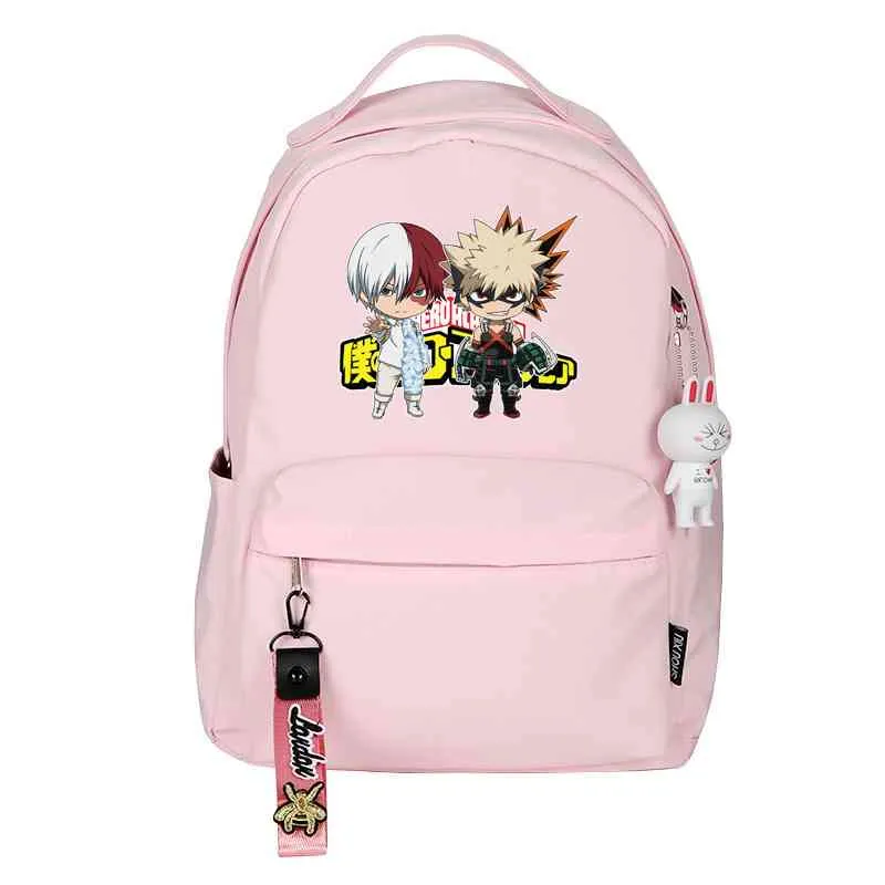 My Hero Academia Backpack Deku Bag Cosplay MHA Bookbag For Boys Girls