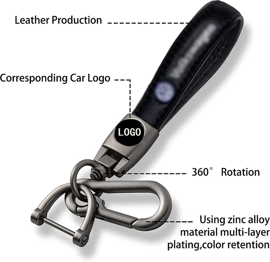 Dla VW Wolkswagen Series łańcucha łańcucha 3D FOB KLUCZ CAR