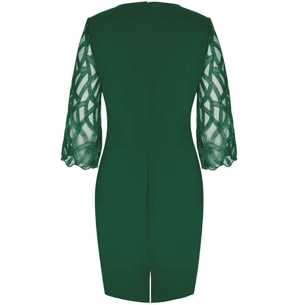 Partykleider Plus Size Damen Sommerkleid für Frauen Elegantes Paillettengrünes, figurbetontes Kleid Abendhochzeitsoutfits 4XL 5XL 210608