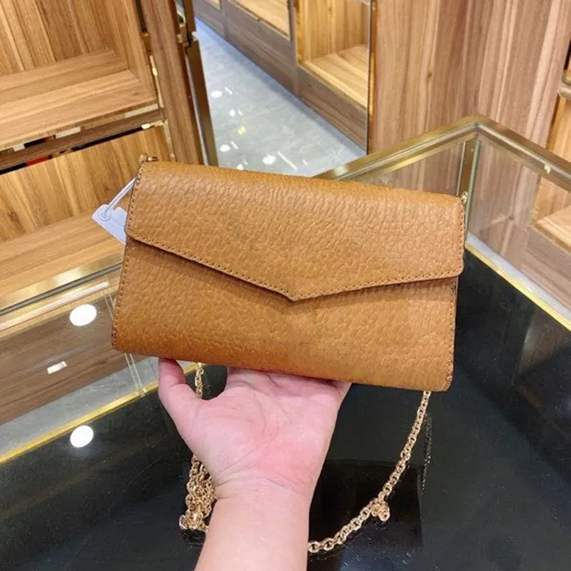 Clutch lady Chain wallets hasp fashion famous designer hot handbag top leather Large capacity Interior Compartment women flap female practical totes Striped purse