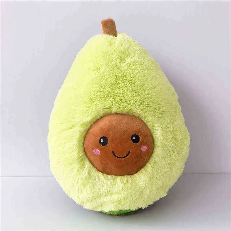 20-40 cm cartone animato carino frutta avocado farcito peluche bambola giocattolo avocado cuscino cuscino regalo bambini Y211119