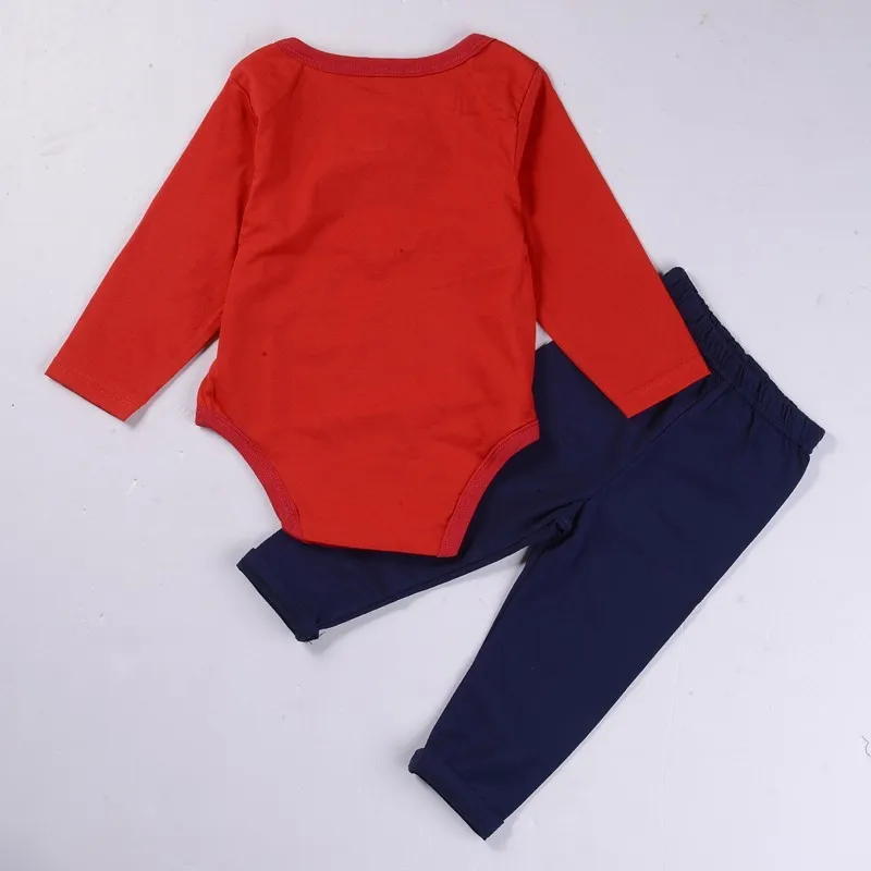 Vêtements pour bébés Style européen et américain Garçon Gentleman Set born Cotton Ensembles deux pièces 210515