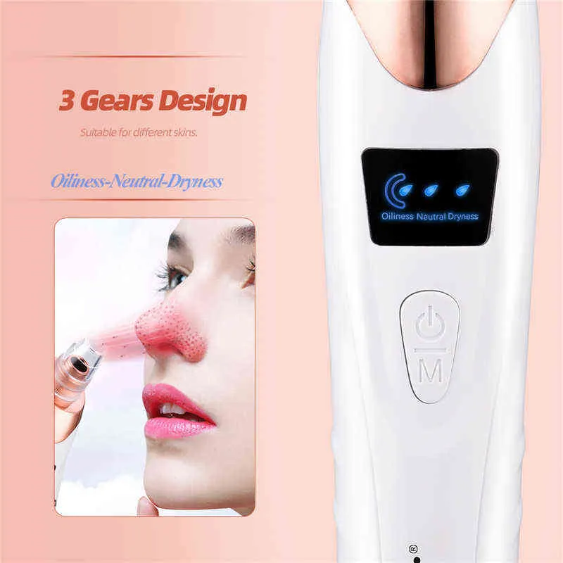 Face Care Devices Ckeyin Green Blackhead Remover Pore Vacuum ctor Acne Pimple Removal Microdermabrasion Black Head Suction Beauty Skin 0727