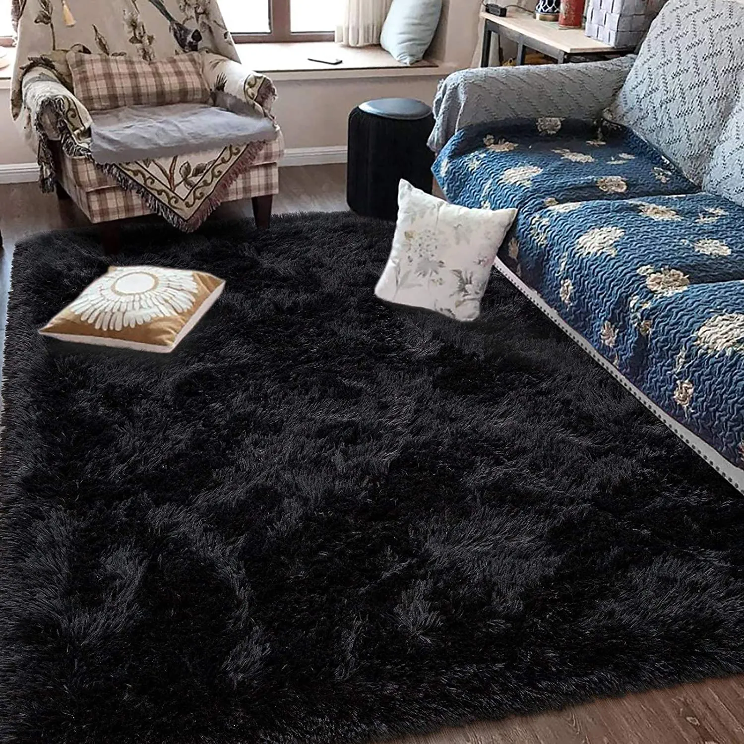 Fluffy Soft Kids Home Carpet Anti-Skid Large Fuzzy Shag Fur Area Rugs Modern Indoor Home Living Room Carpets Children Bedroom Rug231o