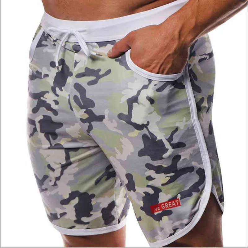 2020 neue Mode Männer Sporting Beaching Shorts Hosen Baumwolle Bodybuilding Jogginghose Fitness Kurze Jogger Casual Turnhallen Männer Kurze G1209