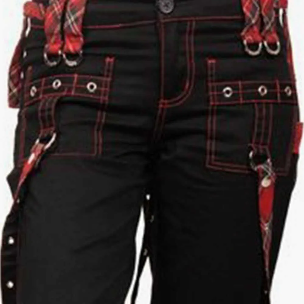 Kvinnor sommar lastbyxor damer hög midja svart streetwear vintage punk goth casual långa byxor joggare d30 210925