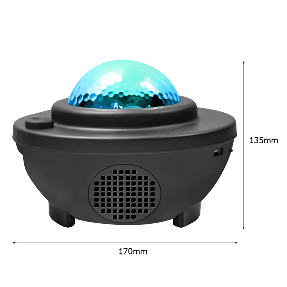 Led Star Galaxy Starry Sky Proiettore Luce notturna Altoparlante Bluetooth integrato la decorazione della camera da letto Regalo di compleanno bambini