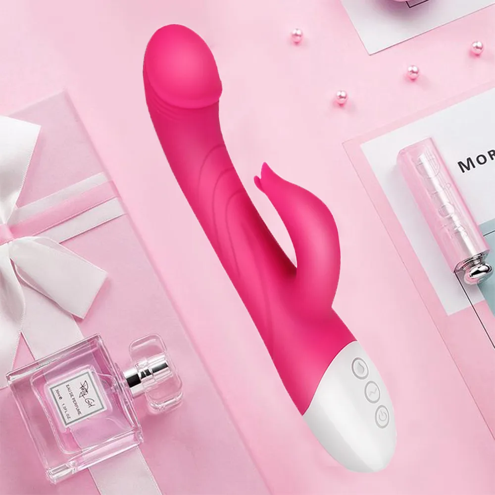 Levett-vibrador lapin 64 avec vibrateur, brinquedos sexyuais ergonomiques, pour femmes, stimulation du clitoris, ponto g e vagin