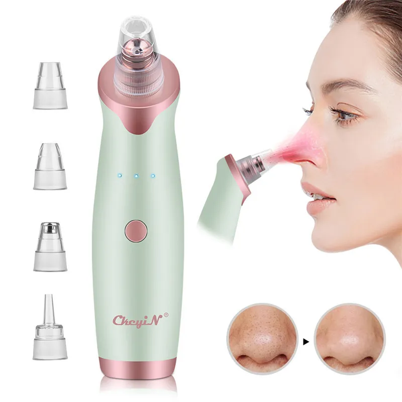 CKEYIN EMS Massager LED Light Therapy Skin Care Ultrasonic Cleaner Blackhead Remover Nano Spray Face ångare skönhetsverktyg 220216