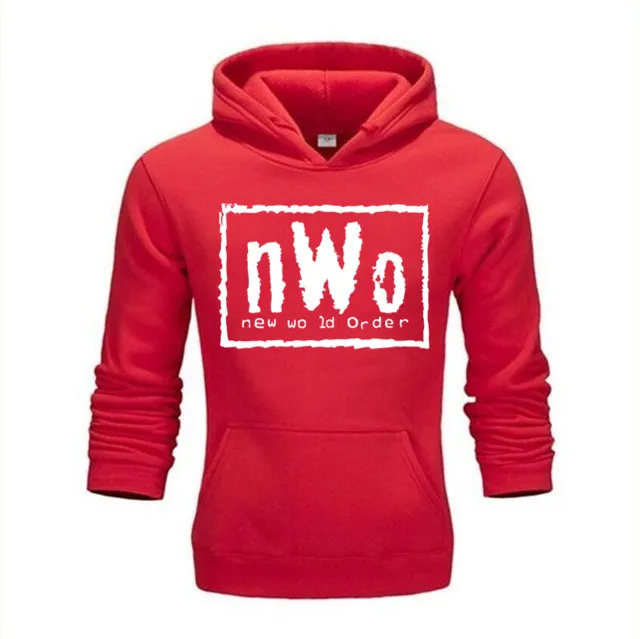 Felpe con cappuccio Wcw Wrestling Nwo World Ink Wolfpac da uomo adulti Camisetas di abbigliamento maschile di marca