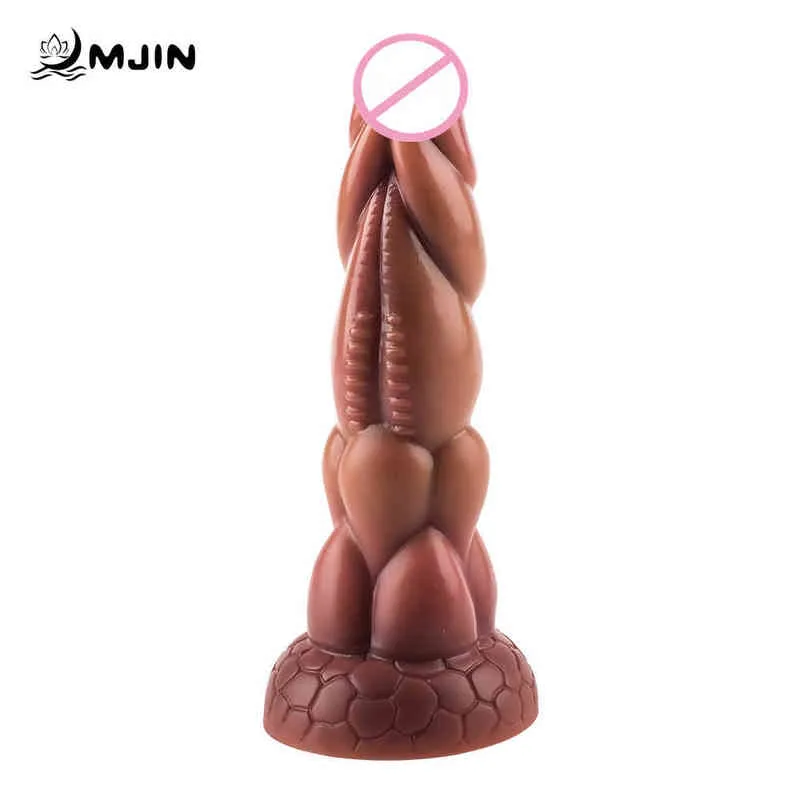 NXY Dildos Mjin 22 5cm SILICONE SIFFICALE RÉCISION