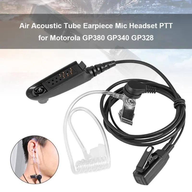 Akustik Tüp Hava Kulak Telefonu Mikrofon PTT GP380 GP340 GP328 Için